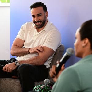 Une conférence sur le thème de la création de nouveaux horizons entre sport et divertissement avec Adil Rami, Sarah Ourahmoune, Allison Pineau et Inès Lagdiri-Nastasi au Loft Akili Mirari - Hôtel Five Seas à Cannes le mardi 19 mai 2026. © Romain Doucelin / Bestimage