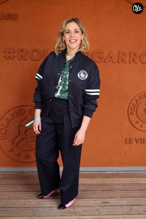 Alysson Paradis au village lors des Internationaux de France de Tennis de Roland Garros 2025, à Paris, France, le 2 Juin 2025. © Jacovides-Moreau/Bestimage