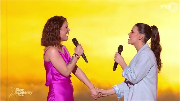 Lily Angelina  et sa mère Lucie Bernadoni, finale "Star Academy" 2024 / TF1