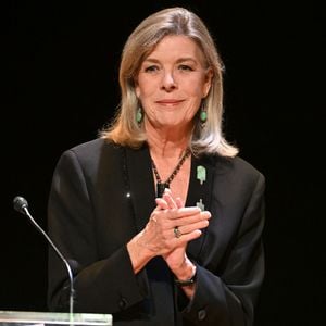La princesse Caroline de Hanovre lors de la cérémonie de proclamation de l'édition 2025 des Prix de la Fondation Prince Pierre à l'opéra Garnier à Monaco, le 14 octobre 2025.

© Bruno Bebert / Bestimage