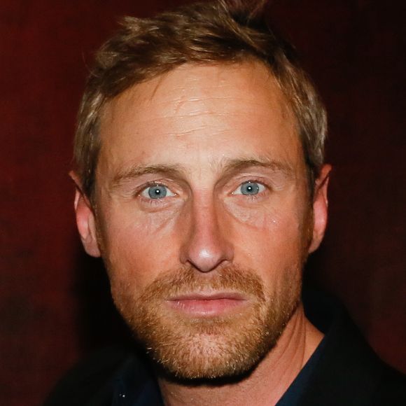 Frank Delay (ex 2 Be 3) - Soirée de lancement du livre "Johnny Hallyday on the road" de Renaud Corlouer au Buddha-Bar à Paris, le 18 novembre 2014.