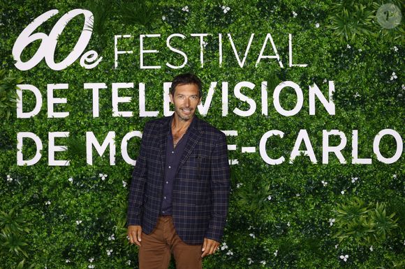 Franck Sémonin au photocall de la série "Section de Recherches" lors du 60ème Festival de Télévision de Monte-Carlo au Grimaldi Forum à Monaco, le 20 juin 2021. Photo : Agence / Bestimage