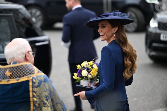 Catherine - Princesse de Galles quitte le service annuel de célébration du Jour du Commonwealth à l'Abbaye de Westminster, Londres. Backgrid UK/ Bestimage