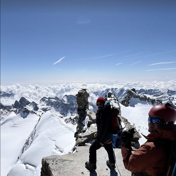 Julian Bugier a partagé des images de son séjour au ski. Capture d'écran Instagram