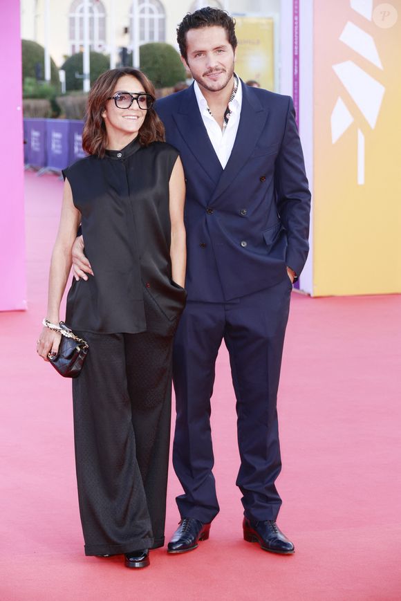Florence Foresti, Alexandre Kominek au 51ème Festival du Cinéma Américain de Deauville, vendredi 12 septembre 2025. © Christophe Aubert via Bestimage