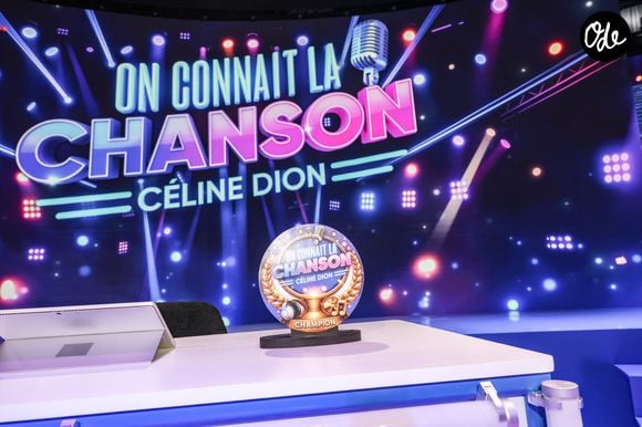 Enregistrement de l’émission "On Connait La Chanson Céline Dion", présentée par L.Boccolini et diffusée le 1er septembre sur W9, à Paris, France, le 2 juillet 2026. © Jack Tribeca/Bestimage