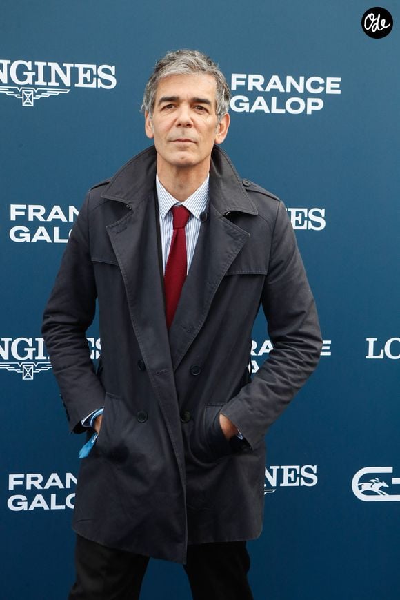 Xavier de Moulins - People au prix de Diane à l'hippodrome de Chantilly, France, le 16 juin 2024. © Christophe Clovis / Bestimage