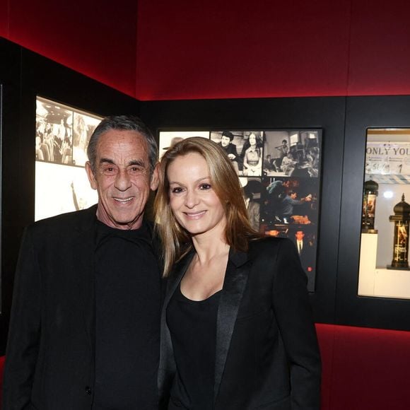 Exclusif - Thierry Ardisson et sa femme Audrey Crespo-Mara - Vernissage de l'exposition "Johnny Hallyday, l'exposition" au Palais des Expositions à Paris. Le 21 décembre 2023
© Dominique Jacovides / Bestimage