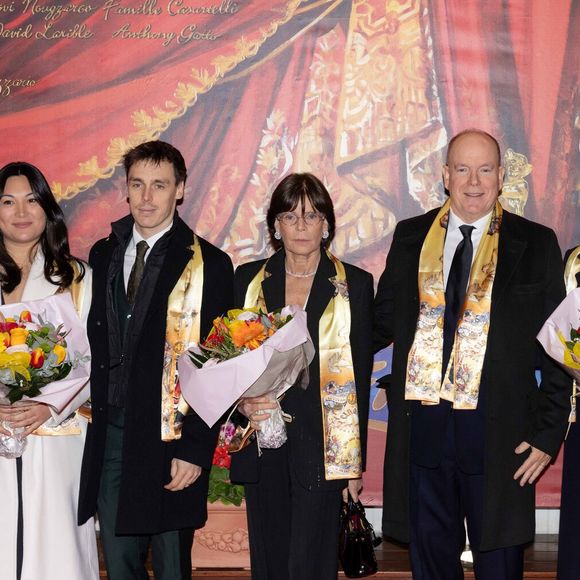 Un événement qui tenait particulièrement à coeur à Stéphanie de Monaco !
  
Louis et Marie Ducruet, la princesse Stéphanie de Monaco, le prince Albert II de Monaco, Camille Gottlieb - Soirée de clôture du 47ème Festival International du Cirque de Monte-Carlo sous le chapiteau de Fontvieille à Monaco © Olivier Huitel / Pool Monaco / Bestimage