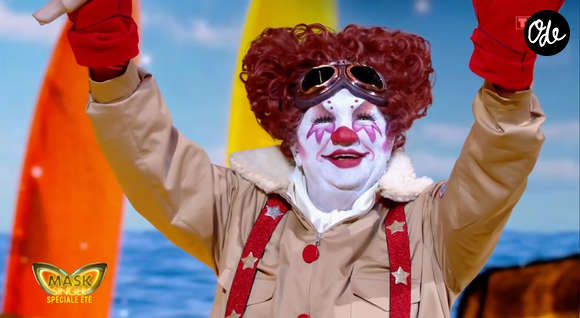 Le Clown dans mask Singer 9 - capture d'écran TF1
