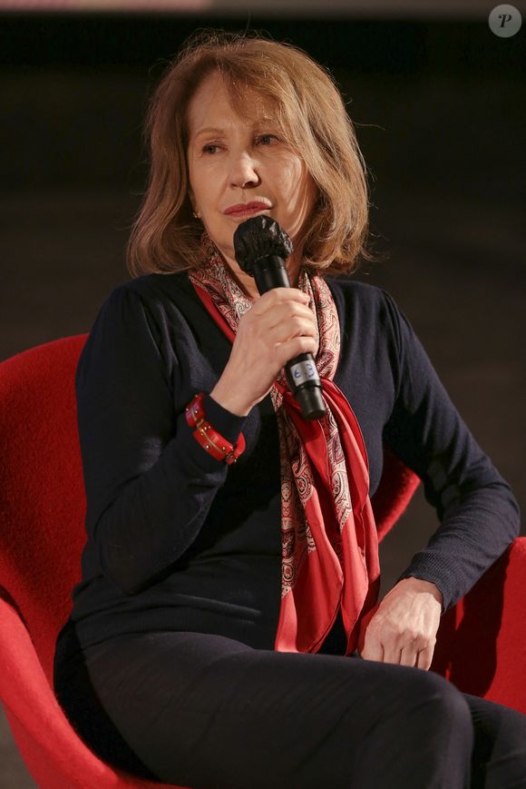 Rencontre avec Nathalie Baye lors du Festival International Serie Mania à Lille le 19 mars 2022. © Stéphane Vansteenkiste/Bestimage