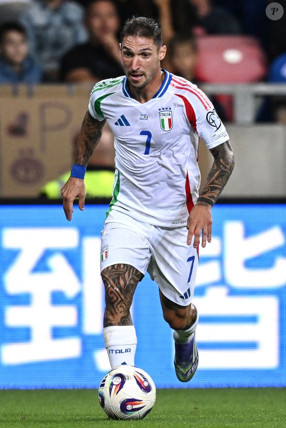 Matteo Politano - Match de qualification pour la Coupe du Monde 2026 "Israël - Italie (4-5)" au Nagyerdei Stadion à Debrecen, le 8 septembre 2025.
Image Sport/PsnewZ/Bestimage