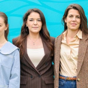 Mélanie-Antoinette de Massy, Charlotte Casiraghi et la princesse Alexandra de Hanovre lors de la sixième journée du Rolex Monte-Carlo Masters au Monte-Carlo Country Club de Monaco, le 10 avril 2026. © Claudia Albuquerque/Bestimage