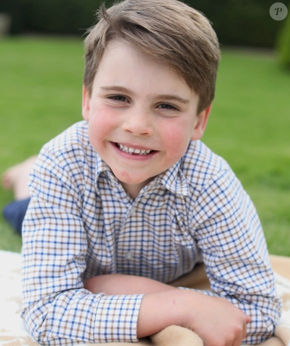 Le prince Louis immortalisé par sa mère Kate Middleton - publication relayée sur la Toile pour célébrer son anniversaire (2024).