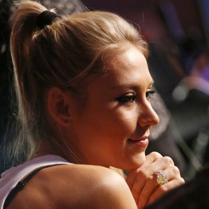 Anna Kournikova au concert d'Enrique Iglesias, à Moscou, le 13 décembre 2014. ITAR TASS / BESTIMAGE