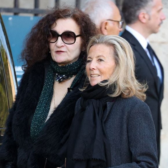 Claire Chazal - Obsèques de Nathalie Baye en l'église Saint-Sulpice à Paris le 23 avril 2026. © Dominique Jacovides - Coadic Guirec / Bestimage