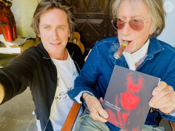 Thomas et Jacques Dutronc sur une photo publiée par Thomas Dutronc sur son compte Instagram.