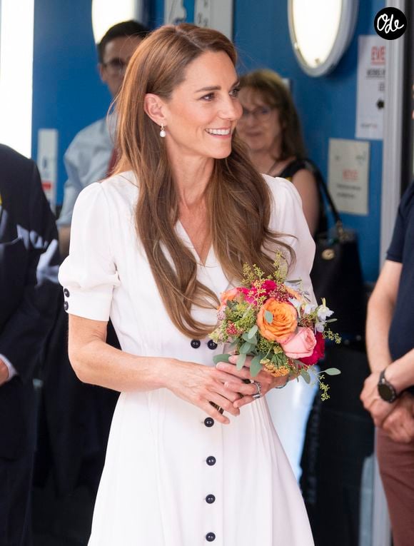 Catherine (Kate) Middleton, princesse de Galles, visite l'hôpital pour enfants Evelina London, dont elle est la marraine, à Londres, Royaume Uni, le 6 juillet 2026. © GoffPhotos/Bestimage