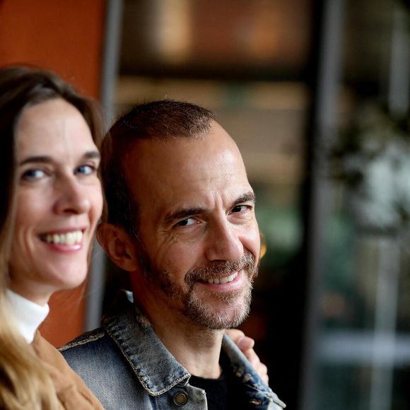 Calogero et son ex-compagne Marie Bastide au village des internationaux de tennis de Roland Garros le jour de la finale homme Nadal / Djokovic à Paris le 11 octobre 2020.
© Dominique Jacovides / Bestimage