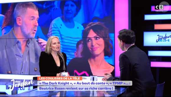 Béatrice Rosen dévoile pour quelle raison elle a quitté "Touche pas à mon poste", dans "Chez Jordan, le lundi 24 février 2025, sur C8
