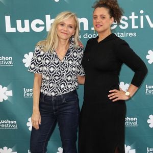 Exclusif - Claire Borotra et Clémentine Justine lors de la 25ème édition du Festival TV de Luchon le 7 février 2025.

© Patrick Bernard / Bestimage