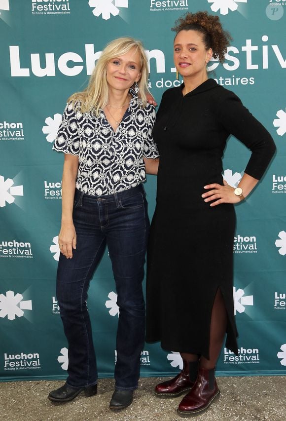 Exclusif - Claire Borotra et Clémentine Justine lors de la 25ème édition du Festival TV de Luchon le 7 février 2025.

© Patrick Bernard / Bestimage