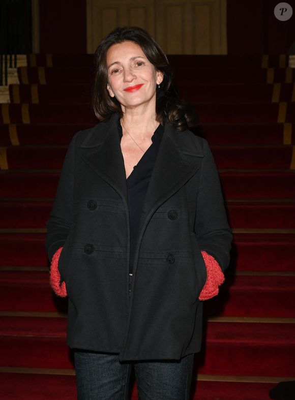 Exclusif - Valérie Karsenti - 100ème de la pièce "Je préfère qu'on reste ensemble" au Théâtre des Variétés à Paris le 12 janvier 2023. © Coadic Guirec/Bestimage
