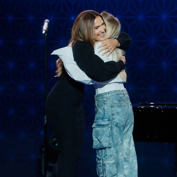 Exclusif - Vitaa, Lara Fabian - Surprises - Enregistrement de l'émission "La Boîte à Secrets N°19" dans les studios de la Cité du Cinéma à Saint-Denis, présentée par F.Bollaert et diffusée le 3 janvier sur France 3
© Christophe Clovis / Bestimage