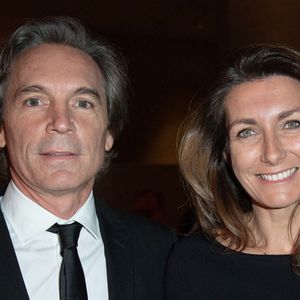 Nicolas Vix et Anne-Claire Coudray assistant au Grand dîner du Louvre célébrant les 30 ans de la Pyramide au musée du Louvre à Paris, France, le 19 novembre 2019. Photo by Aurore Marechal/ABACAPRESS.COM