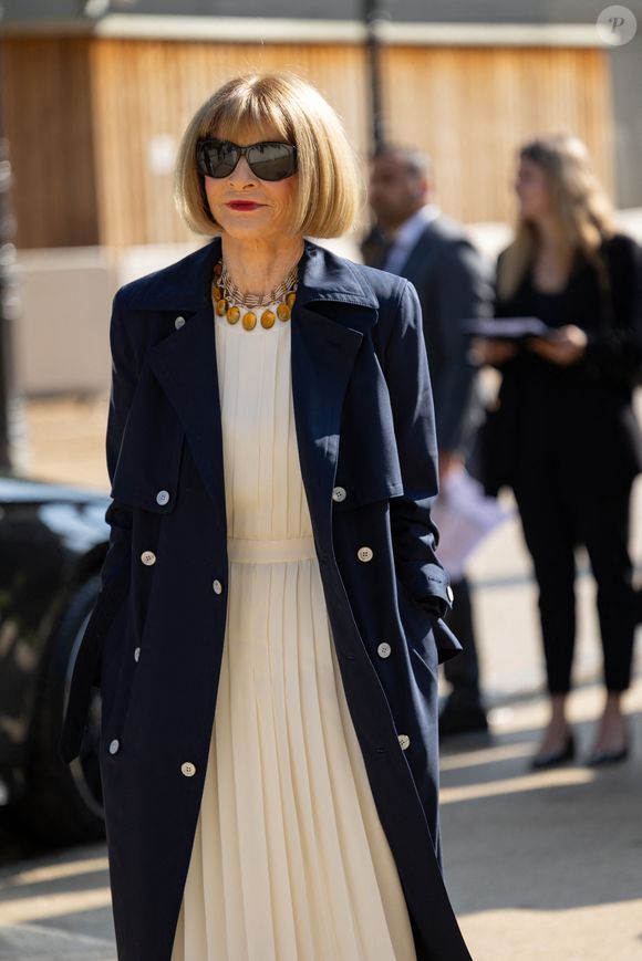 Anna Wintour - Arrivées au défilé Chanel Collection Haute Couture Automne/Hiver 2025-2026 lors de la Fashion Week de Paris (PFW), au Grand Palais, à Paris, France, le 8 juillet 2025. © ThibaultDuboucher/Bestimage
