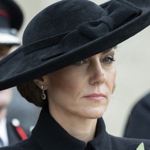 Kate Middleton, princesse de Galles, lors de la cérémonie du souvenir organisée par la Royal British Legion au National Memorial Arboretum dans le Staffordshire le 11 novembre 2025. Photo par GOFF  / BESTIMAGE