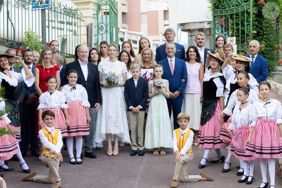 Le prince Albert II de Monaco, La princesse Charlène de Monaco avec leurs enfants le prince Jacques de Monaco, marquis des Baux et la princesse Gabriella de Monaco, comtesse de Carladès et Mélanie-Antoinette de Massy au 'Pique-nique des Monégasques’, Monaco.6 septembre 2025 © Olivier Huitel/Pool Monaco/Bestimage