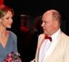La Princesse a pris la parole sur scène pour célébrer les vingt ans, jour pour jour, de l'accession au trône de son mari.

Le prince Albert II de Monaco et la princesse Charlene au 76ème Bal de la Croix Rouge dans la salle des Etoiles à Monaco le 12 juillet 2025.

© Bruno Bebert/Bestimage