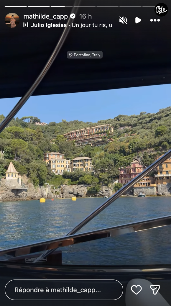 Dylan Deschamps et sa compagne profitent à Portofino