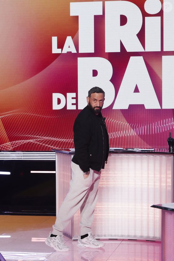 Exclusif - Cyril Hanouna, sur le plateau de l’émission « TPMP » présentée par C.Hanouna et diffusée en direct sur C8, Paris, France, le 20 février 2025. © Jack Tribeca / Bestimage