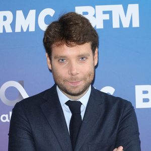 Benjamin Duhamel lors de la conférence de presse de rentrée BFM TV. - RMC du groupe Altice France à Paris, le 31 août 2023.
© Coadic Guirec/Bestimage