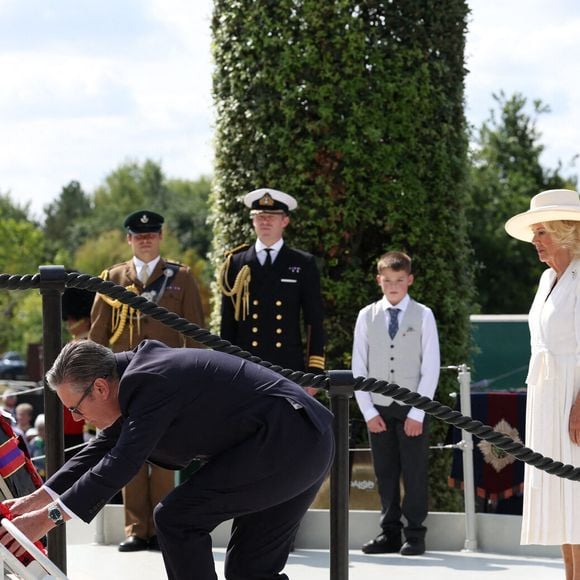 Le roi Charles III, en présence de sa femme la reine Camilla, a rendu hommage

Le roi Charles III, en présence de sa femme la reine Camilla, a rendu hommage le 15 août 2025 aux soldats ayant servi en Asie et dans le Pacifique pendant la Seconde Guerre mondiale, rappelant le coût des conflits, pour le 80e anniversaire de la victoire des forces alliées sur le Japon.
©PA Wire/ABACAPRESS.COM