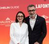 Après la fermeture de "La Dame de Pic", le couple a imaginé une nouvelle adresse mêlant gastronomie et art contemporain.

Anne-Sophie Pic et son mari David Sinapian, lors de la cérémonie de remise des étoiles du Guide Michelin 2026 à la Principauté de Monaco, à Monte-Carlo, au Grimaldi Forum, le 16 mars 2026. Photo de Pascal Avenet/ABACAPRESS.COM