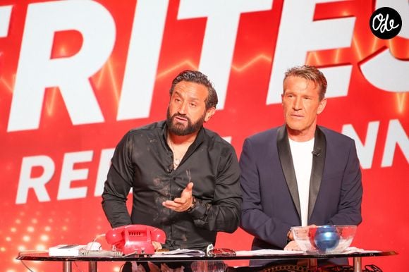 Exclusif - Cyril Hanouna, Benjamin Castaldi lors de l’émission "Prime des Vérités" présentée par C.Hanouna et diffusée en direct sur W9 - Paris le 10 juin 2026. © Jack Tribeca / Bestimage