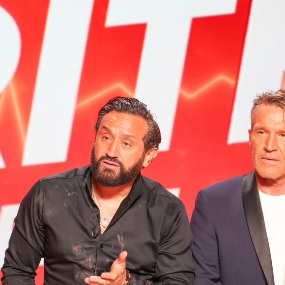 Exclusif - Cyril Hanouna, Benjamin Castaldi lors de l’émission "Prime des Vérités" présentée par C.Hanouna et diffusée en direct sur W9 - Paris le 10 juin 2026. © Jack Tribeca / Bestimage