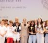 Charlene de Monaco a pu rencontrer près de 300 collégiens
La princesse Charlène de Monaco avec William Servat, l'entraîneur du XV de France - La princesse C.de Monaco, en compagnie de son frère G.Wittstock, participe à la remise des prix de la "Journée du respect" au collège Charles III à Monaco, le 29 avril 2025. © Olivier Huitel / Pool Monaco / Bestimage