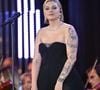 Exclusif - Louane - Enregistrement de l'émission "Cannes chante le Cinéma" sur la célèbre plage Macé de Cannes, le 25 mai 2023 lors de la 76ème édition du Festival de Cannes le 25 mai 2023. © Bruno Bebert-Tiziano da Silva/Bestimage