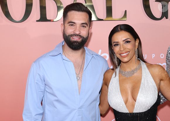 Kendji Girac, Eva Longoria - Photocall du "Global Gift Gala" sur la Môme Plage lors du 79ème Festival international du Film de Cannes le 20 mai 2026. © Denis Guignebourg/Bestimage