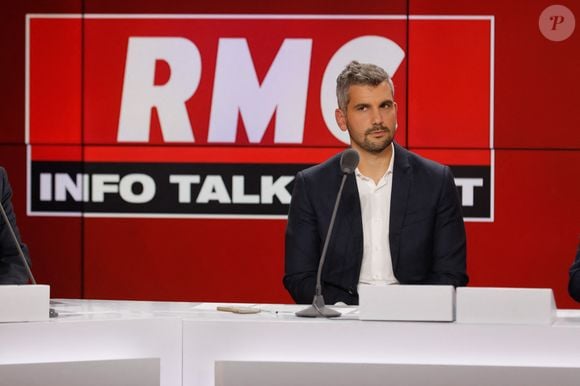 Jean-Louis Tourre - Conférence de presse de rentrée de RMC / RMC Sport saison 2021/2022 à l'Altice Campus à Paris, France, le 30 août 2021. © Christophe Clovis / Bestimage