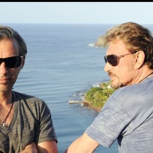 Exclusif - Paul Belmondo est venu d'Antigua, rendre visite à son ami Johnny Hallyday à Saint-Barth en 2010