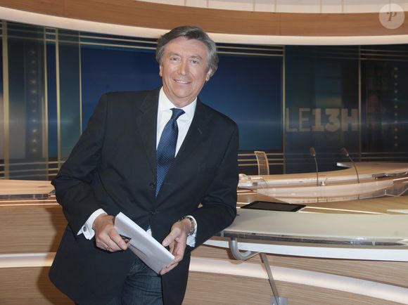 Exclusif - Jacques Legros sur le plateau du Journal de TF1 le 30 avril 2015