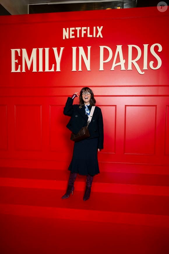 Alexia Laroche-Joubert lors de la première de la série "Emily in Paris" saison 5 au Grand Rex à Paris le 15 décembre 2025.

Pierre Perusseau / Bestimage