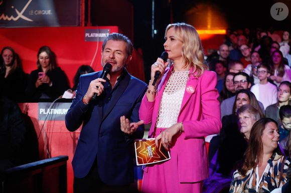 Exclusif - Jérôme Anthony, Elodie Gossuin - Soirée de gala et enregistrement de l'émission "Tout le monde chante : Les stars fêtent 2025" au Cirque Phénix à Paris, présentée par E.Gossuin et J.Anthony et diffusée le 1er janvier sur W9. Le 3 décembre 2024
Une pléiade d'artistes est réunie sous le chapiteau du Cirque Phénix pour interpréter leurs plus grands tubes et faire la fête afin de célébrer la nouvelle année 2025, sous le signe de la joie ! Parce que "Tant qu'il y a de la joie, il y a de la vie !", comme le dit la devise de l'association "Tout le monde contre le cancer".
Un seul mot d'ordre donc: la joie, pour cette soirée de fête, réalisée avec la complicité de L.Fabian, Zaho de Sagazan, G. Montagné, J.Kamel et d'autres.
© Christophe Clovis / Bestimage