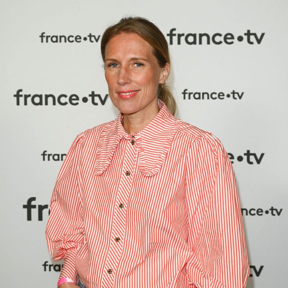 De cet épisode compliqué, Agathe Lecaron a assurément tiré des leçons.

Agathe Lecaron au photocall pour la conférence de presse de rentrée de France TV à la Grande Halle de la Villette à Paris, France, le 6 juillet 2022. © Coadic Guirec/Bestimage