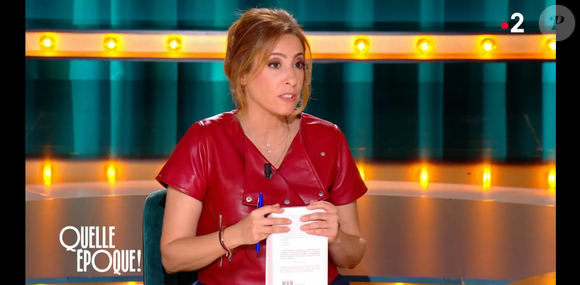 Léa Salamé dans "Quelle époque !" sur France 2 le 3 mai 2025.